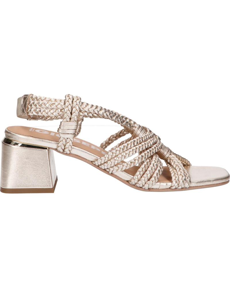 SANDALIAS DE TACÓN GIOSEPPO MALIQ 71744 ORO METALIZADO METAL