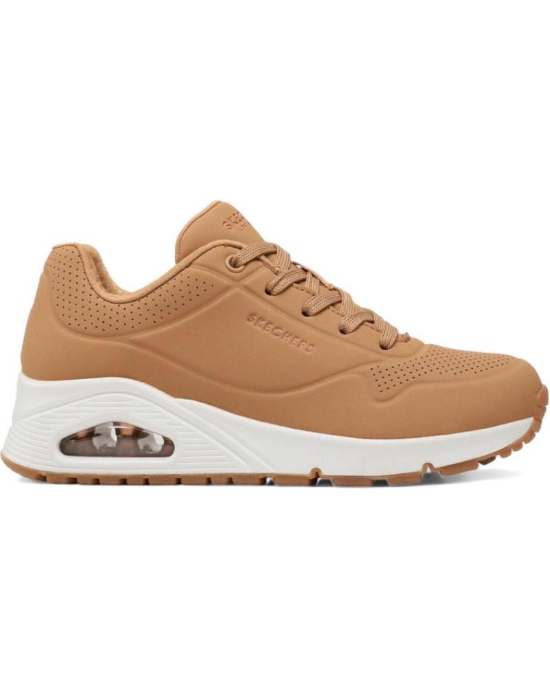 Deportivas de Mujer SKECHERS SNEAKERS UNO-STAND ON AIR MUJER CUERO MARRóN