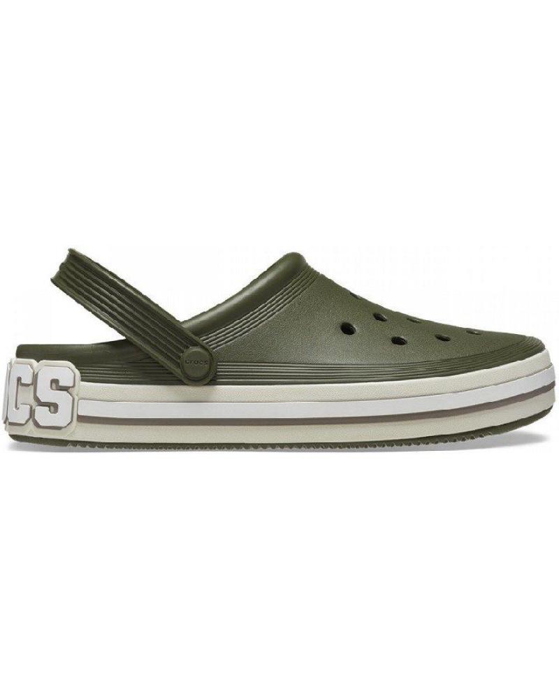 Zuecos de Hombre CROCS OFF COURT LOGO CLOG U 209651 VERDE