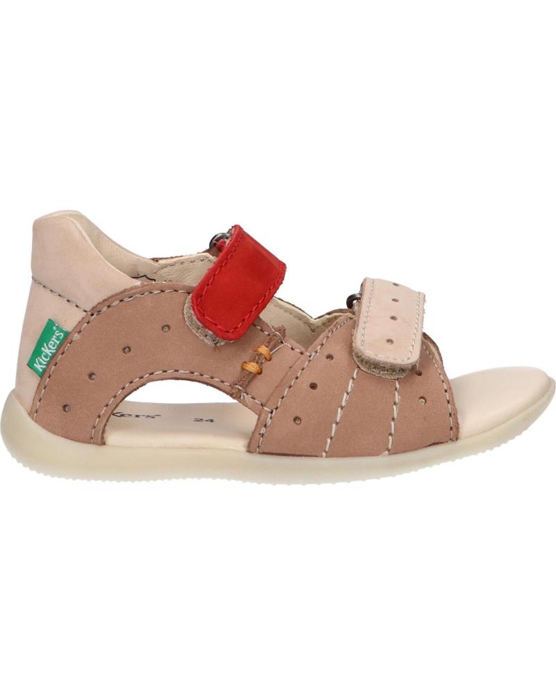 Sandalias de Niño KICKERS 785405-10 BOPING-2 113 BEIGE ROUGE