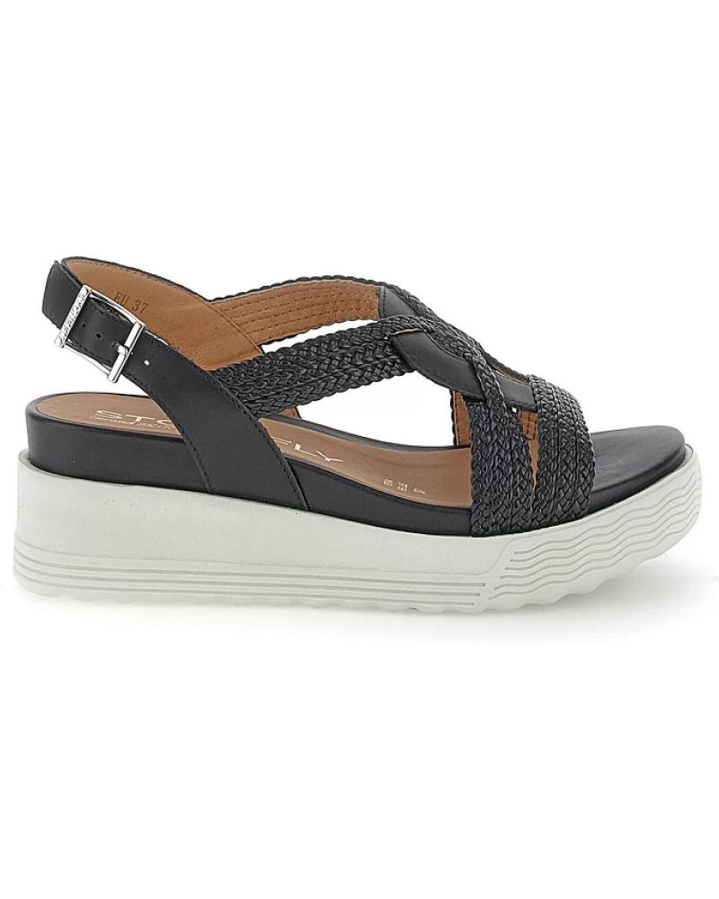 Sandalias de Mujer STONEFLY PARKY 24 EMBOSSED S -CALF LTH 220895 NEGRO