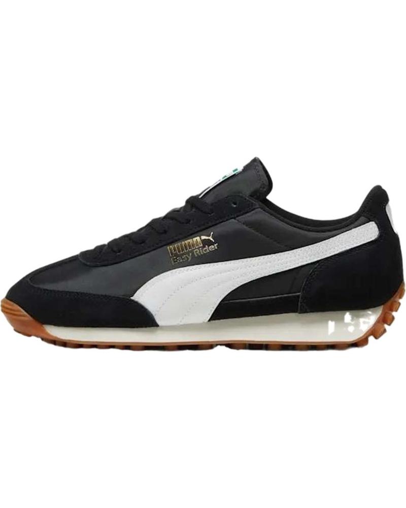 PUMA EASY RIDER VINTAGE ZAPATILLAS CASUAL NEGRAS CON FRANJA BLANCA 10