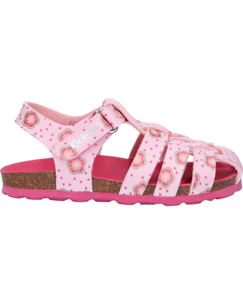 Sandalias de Niña KICKERS 860995-10 SUMMERTAN 133 ROSE CLAIR FLOW