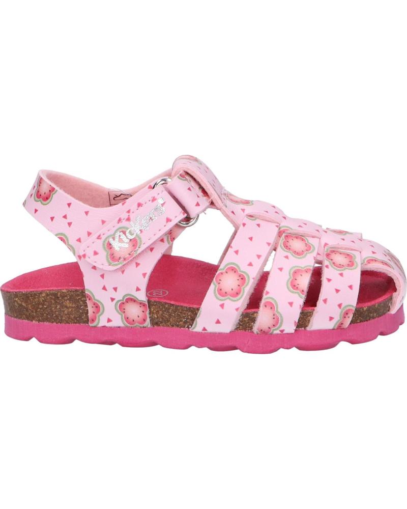 Sandalias de Niña KICKERS 860995-30 SUMMERTAN 133 ROSE CLAIR FLOW