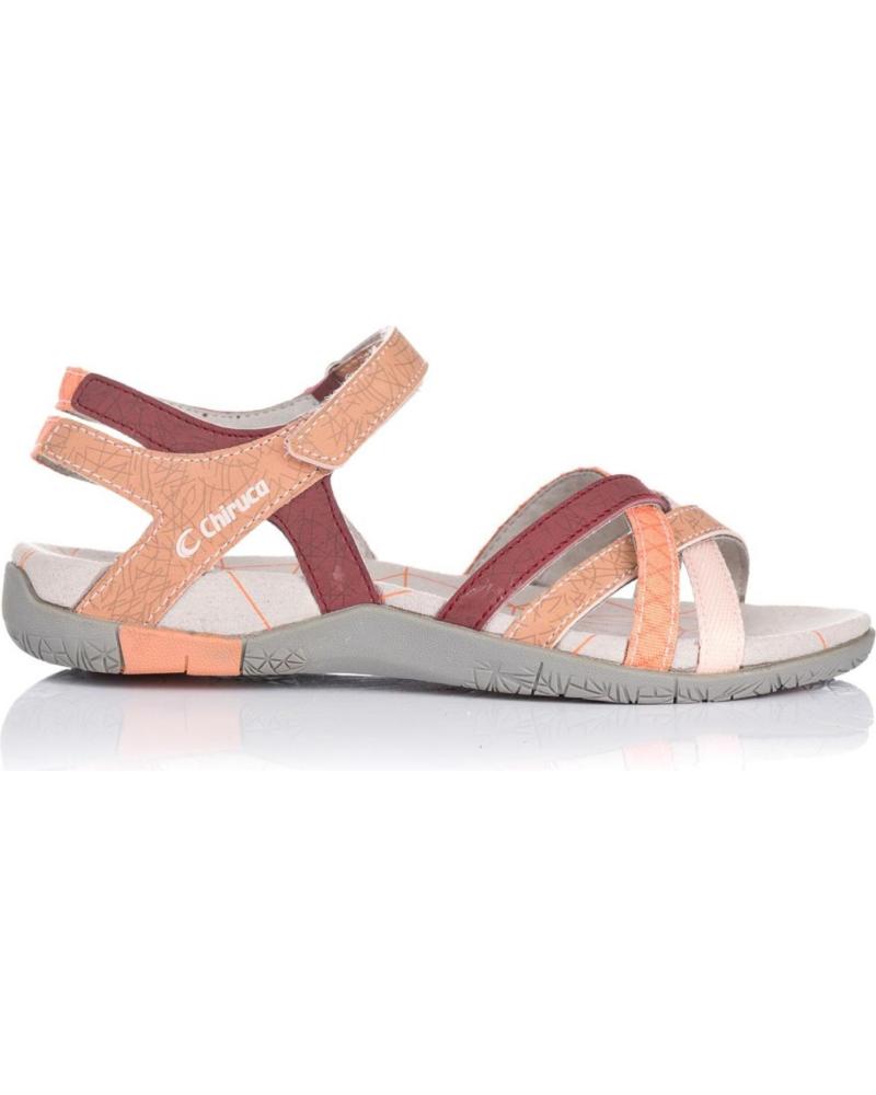 Sandalias de Mujer CHIRUCA SANDALIAS TREKKING MUJER MALIBU 07 4485607 SALMON ROJO