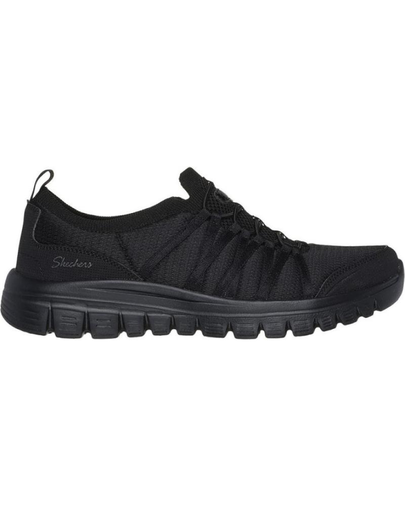 Deportivas de Mujer SKECHERS SNEAKERS SOFT SOUL MUJER - NEGRO