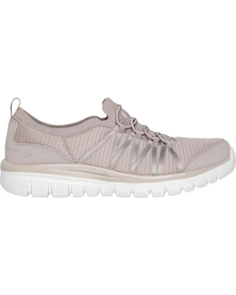 Deportivas de Mujer SKECHERS SNEAKERS SOFT SOUL MUJER TAUPE MARRóN