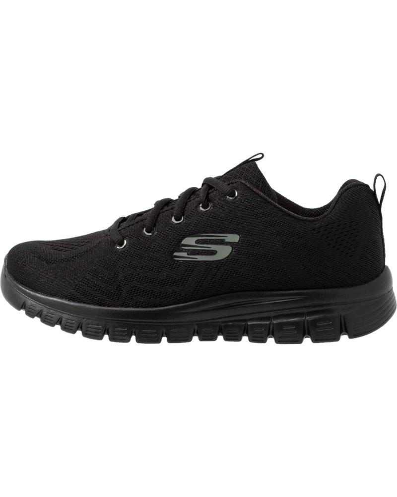 Zapatillas deporte de Mujer SKECHERS 12615 GRACEFUL - GET CONNECTED NEGRO