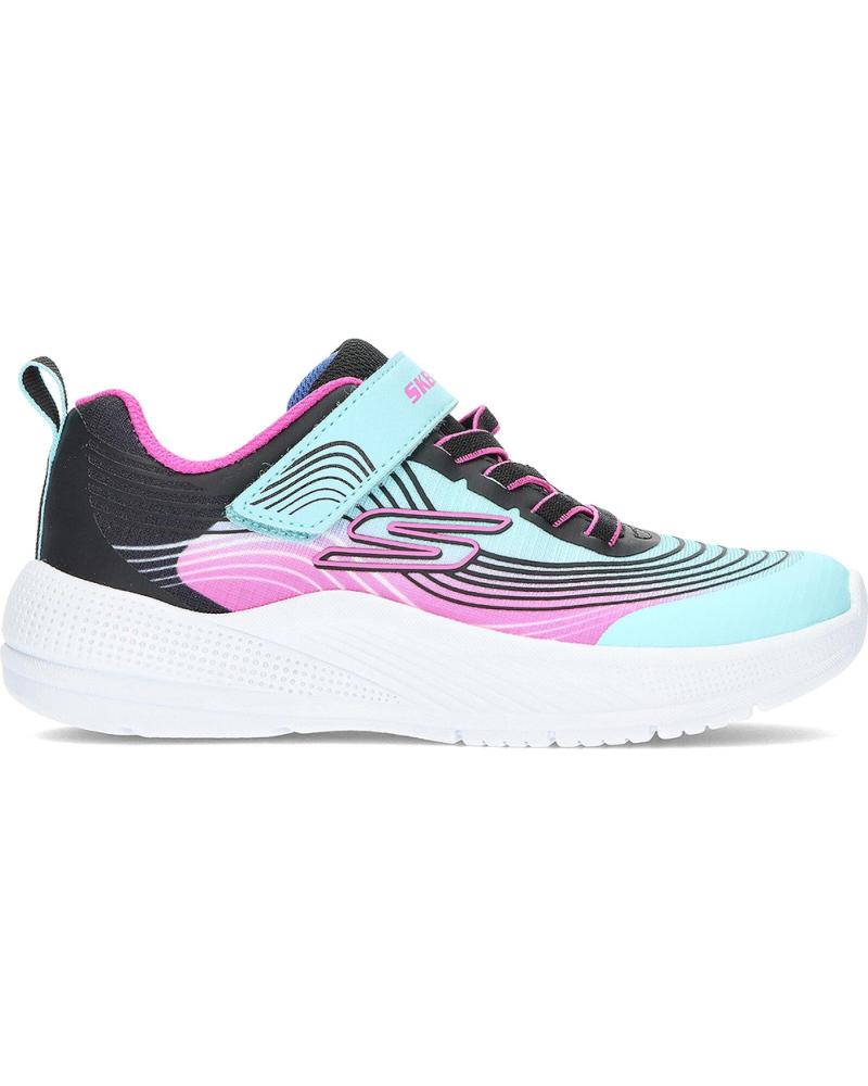 Deportivas de Niña SKECHERS DEPORTIVA 303575L MICROSPEC ADVANCE AQUA