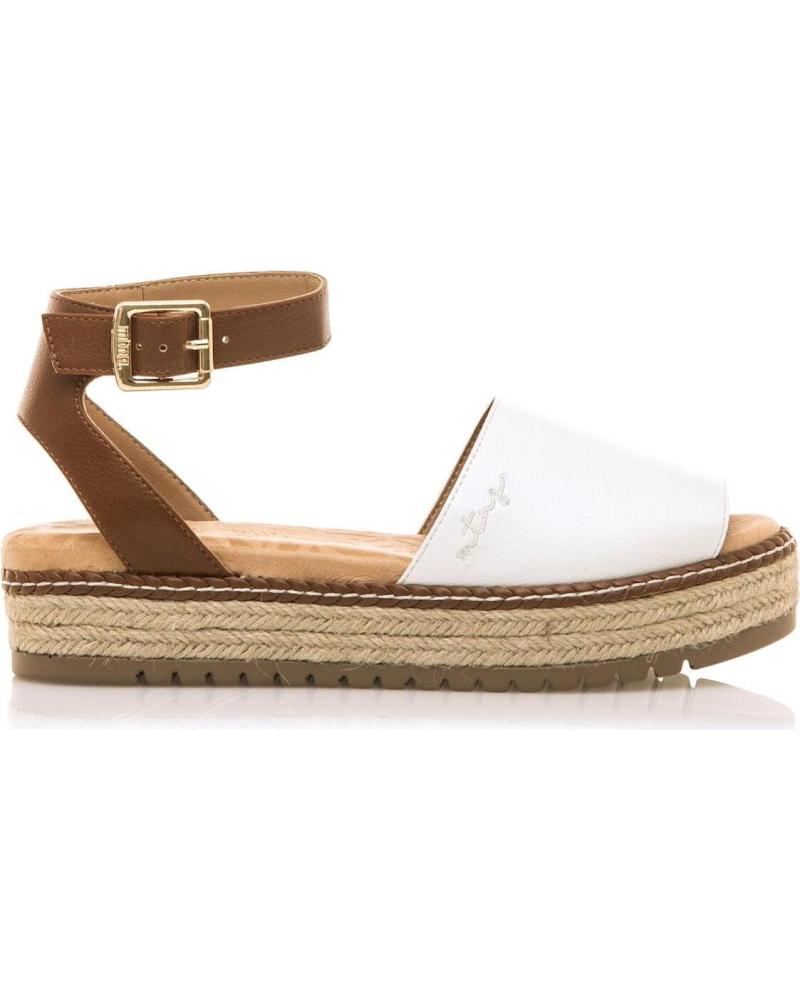 SANDALIAS MTNG MUSTANG 59617 C56023 NATI BLANCO CUERO C56023 - NATI BLANCO - CUERO