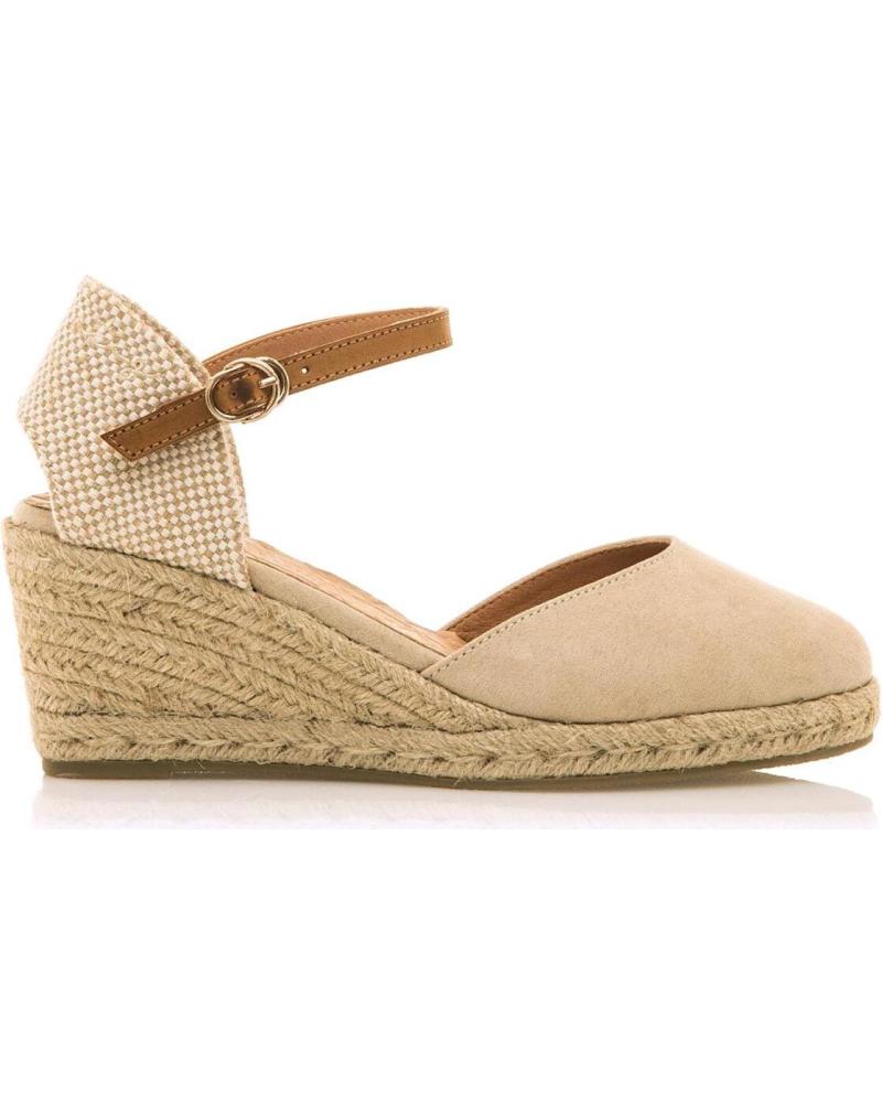 Sandalias de Mujer MTNG SANDALIAS DE CUÑA MTNG MUSTANG 52194 PARA MUJER BEIGE