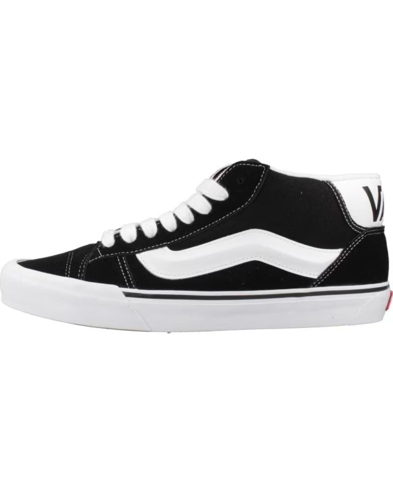 Vans Off The Wall Zapatillas Hombre Vans Modelo Knu Mid Color Negro Blacktruew