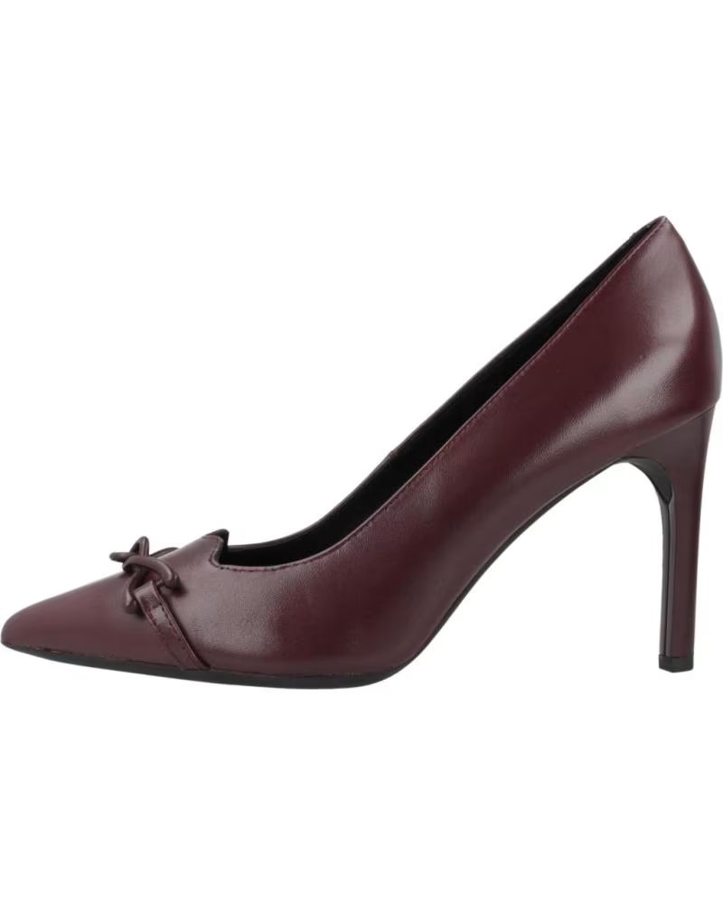 Geox D Faviola D358UA Zapatos de Tacã"n Mujer Burdeos C7011