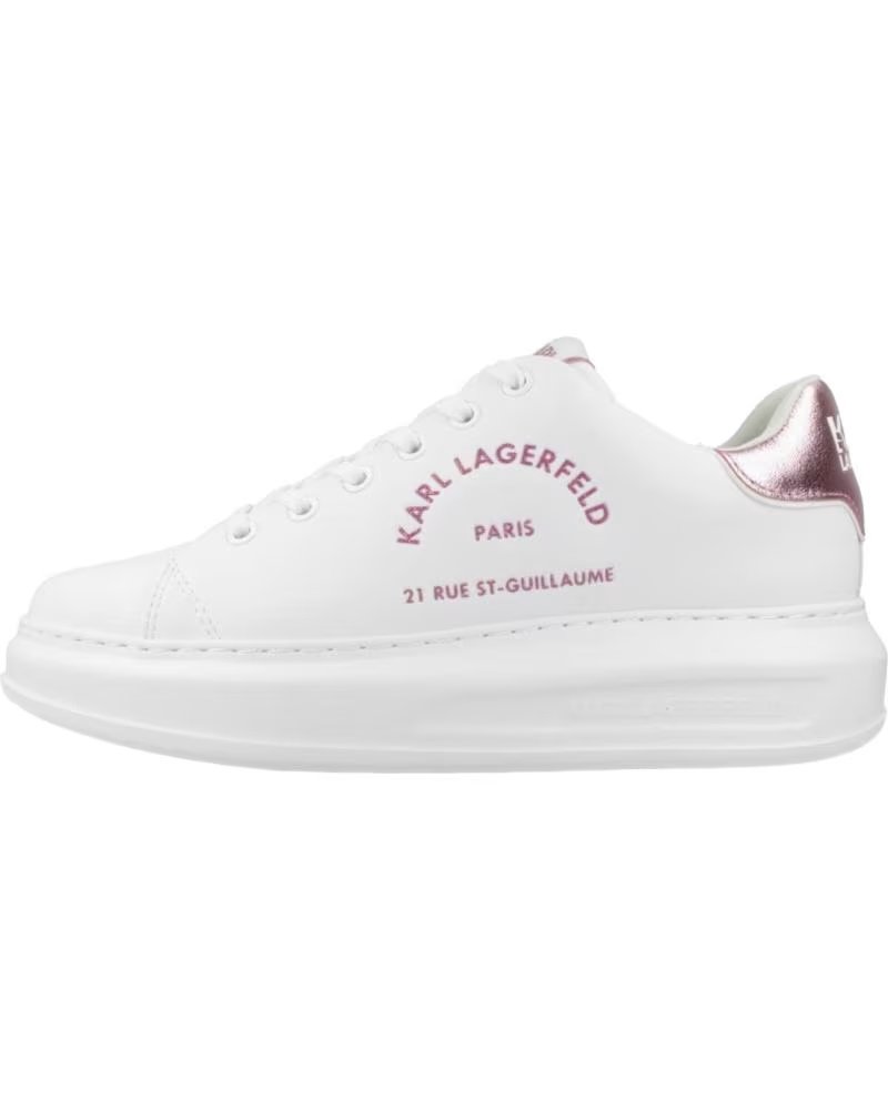 Karl Lagerfeld Zapatillas Mujer Modelo Kapri Metal Maison Glitter Color Bla 11P White