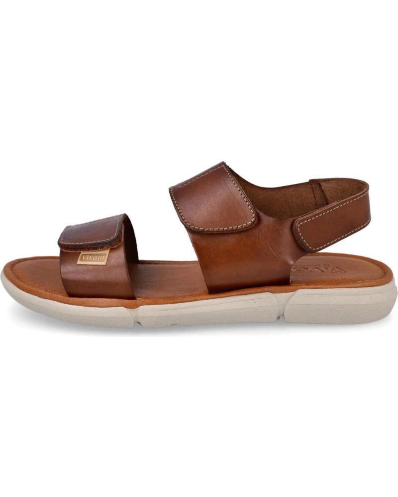 Sandálias de Homem VIVANT SA-221055 SANDALIAS PIEL HOMBRE NUEZ