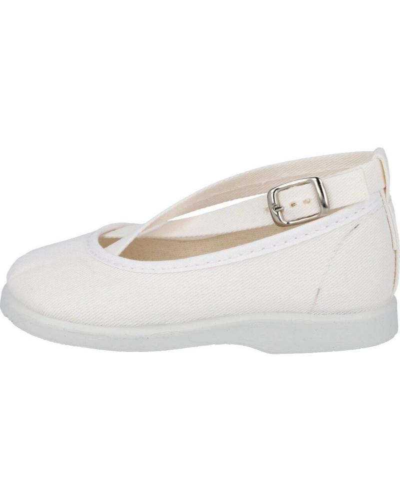 Zapatos de Niña BUBBLE BOBBLE 911 MERCEDITAS LONA NINA BLANCO