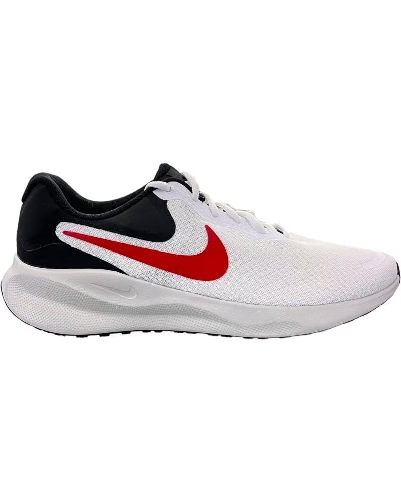 Nike FB2207-102 Revolution 7 White-fire Red-black-photon Dust