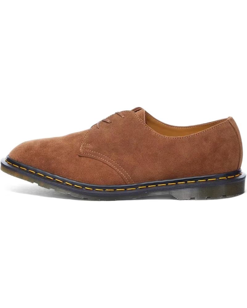 Dr Martens Archie Ii Repello Calf Suede Made In England Dark Tan - 41 Brown