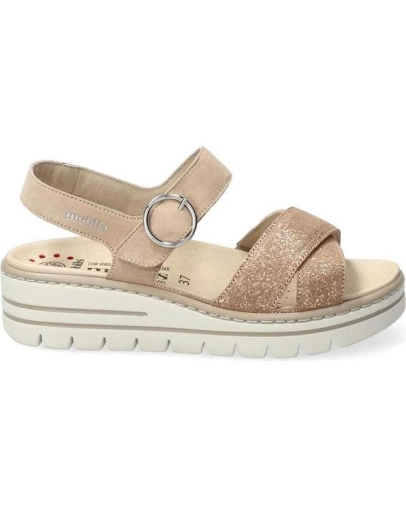 Mephisto Sandalia Mobils Camille Mujer Arena Varios Colores