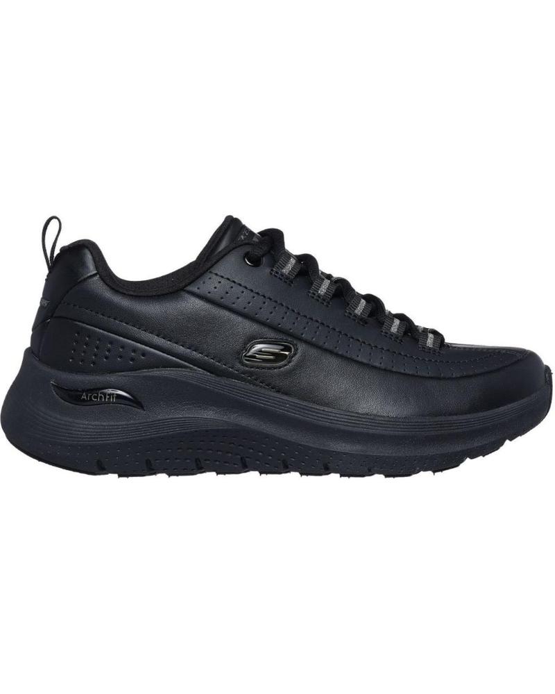 Deportivas de Mujer SKECHERS 150061 ZAPATILLAS CASUAL DE MUJER ARCH FIT NEGRO