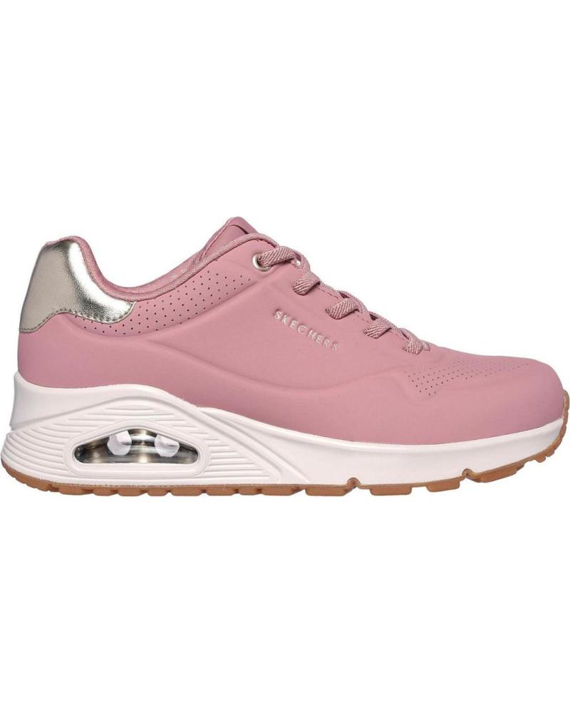 Deportivas de Mujer SKECHERS 155196 ZAPATILLAS CASUAL DE MUJER ROSA