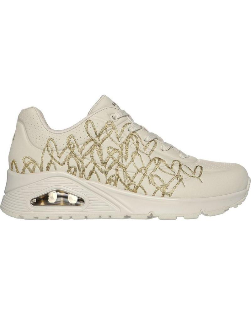 Deportivas de Mujer SKECHERS 177975 ZAPATILLAS CASUAL DE MUJER BEIGE