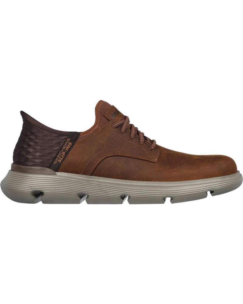 Deportivas de Hombre SKECHERS 205046 ZAPATILLAS CASUAL DE HOMBRE SLIP INS CUERO