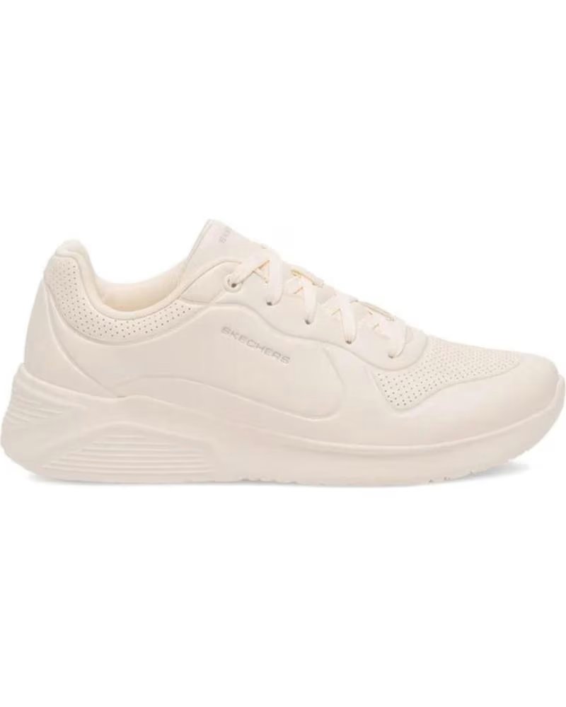 Skechers Skechers Uno Lite Blush Duraleather Sneaker Claro para Mujer Rosa