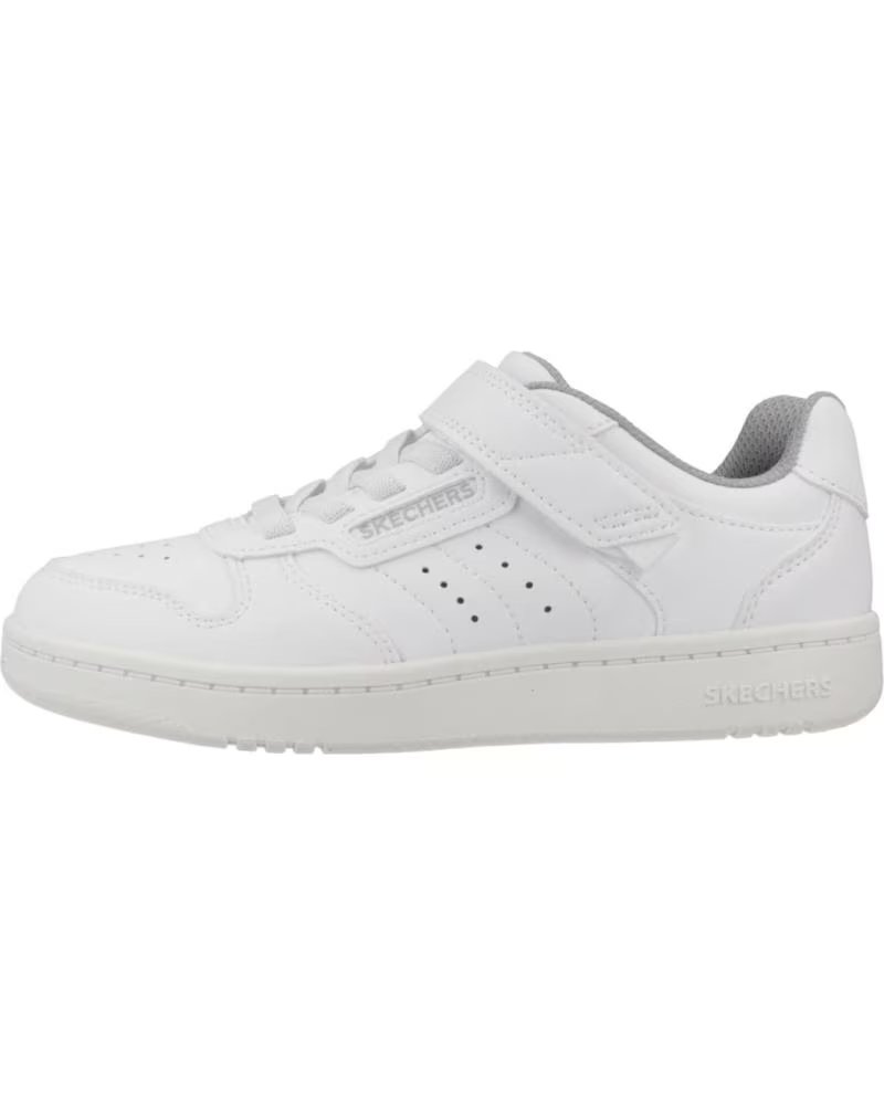 Deportivas de Niña y Niño Skechers Zapatillas Nino Modelo Quick Street Color Blanco Wht