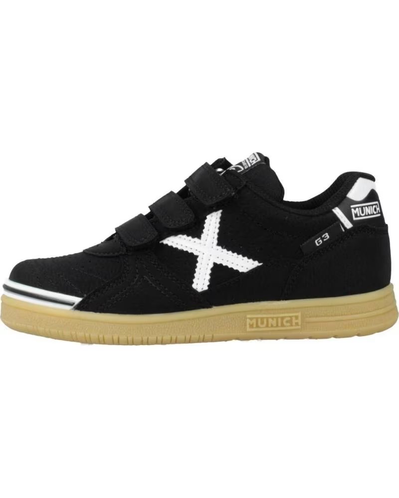 Munich G-3 Kid Profit Velcro 1514008 Zapatillas Negras Negro