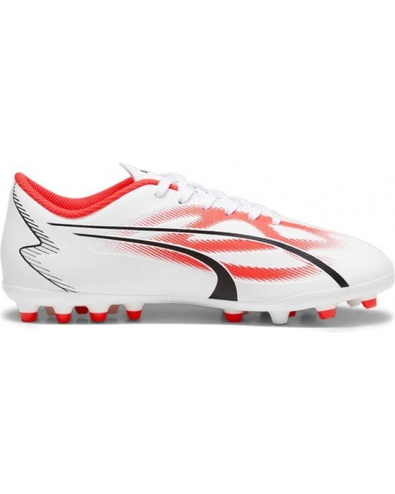 Deportivas de Mujer y Hombre y Niña y Niño PUMA BOTAS DE FTBOL PARA NIO-A ULTRA PLAY MG JR EN COLOR N BLANCO