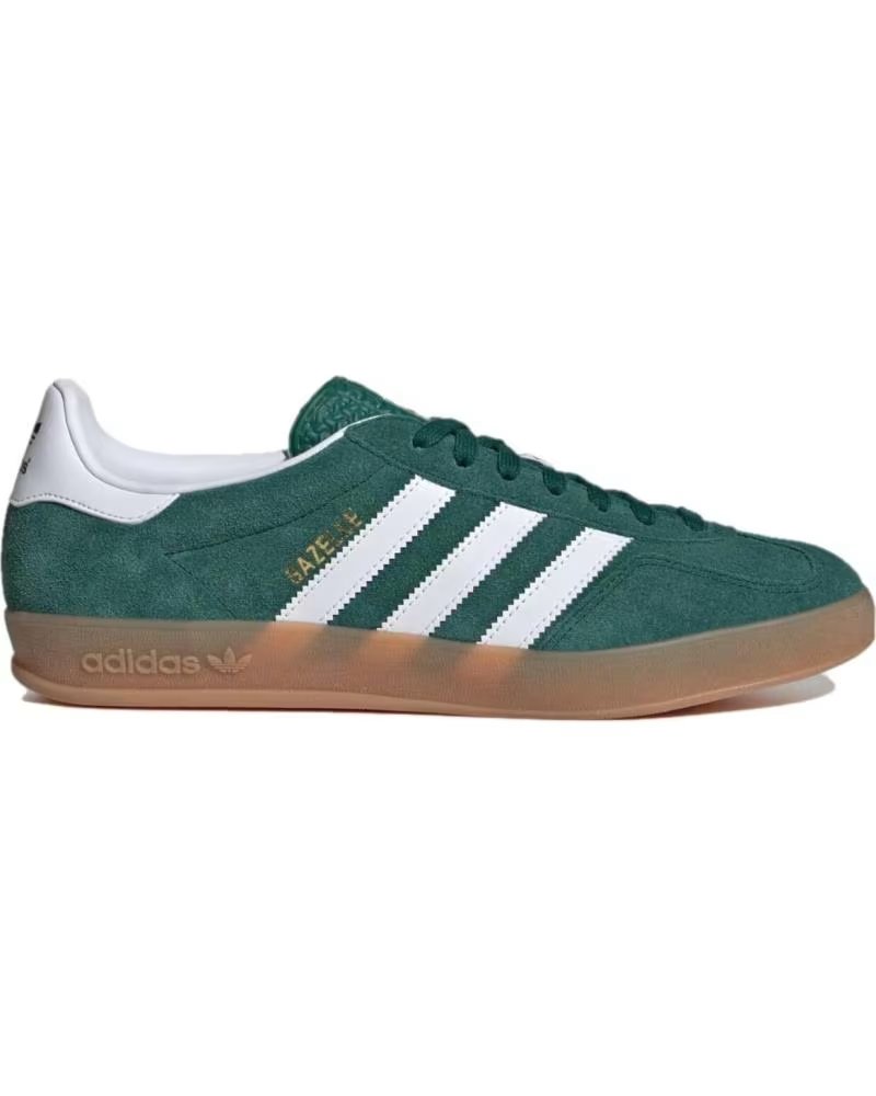 Adidas Gazelle Indoor JI2062 Woman Collegiate Green - Cloud White - Dark Green