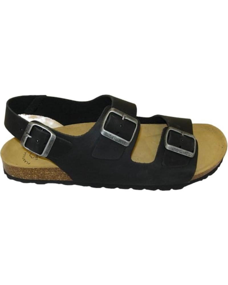 Sandalias de Mujer y Hombre MAWEN SANDALIAS BIO DE PIEL NATURAL NEGRO