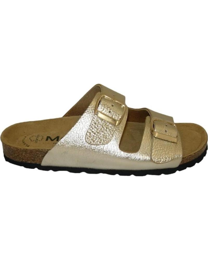 Sandalias de Mujer y Hombre MAWEN SANDALIA BIO PIEL NATURAL PLATEADO