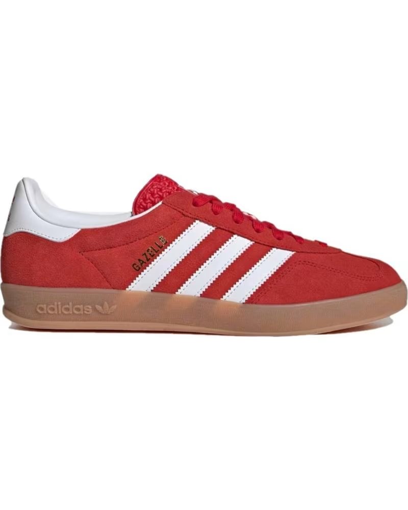 Adidas Zapatillas Gazelle Indoor JI2063 Better Scarlet White Red – imagen 4