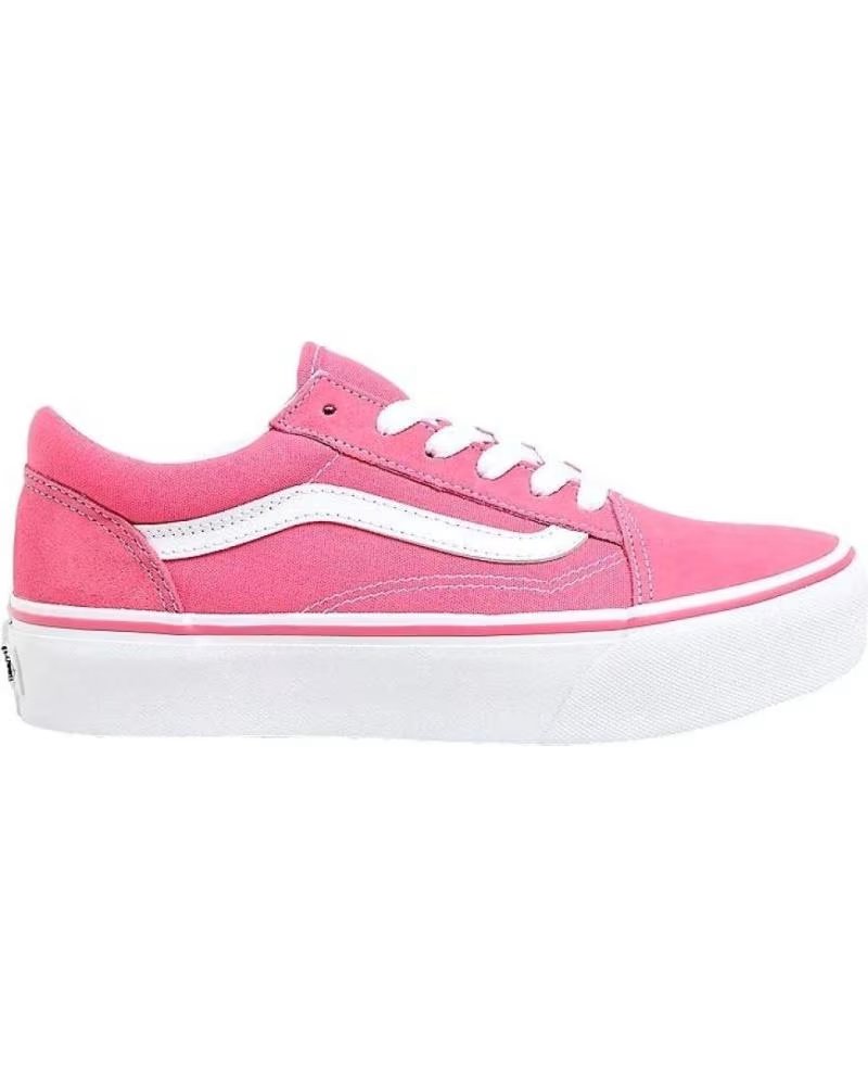 Deportivas de Mujer y Niña Vans Off The Wall Zapatillas Vans Old Skool Platform Rosa