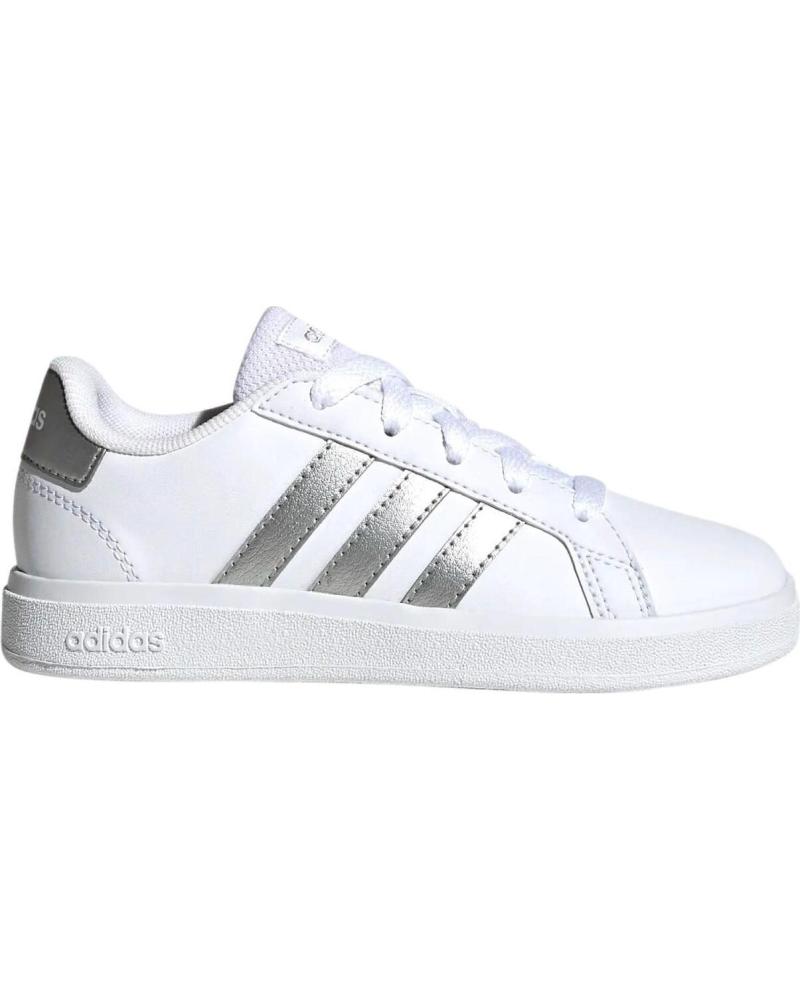 ADIDAS ZAPATILLAS GRAND COURT 2.0 K BLANCAS SILVER GW6506 BLANCO