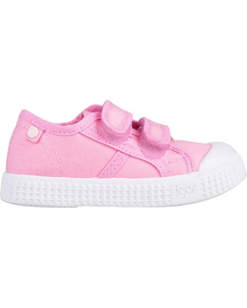 Deportivas de Niña IGOR P BERRI VELCRO ROSA