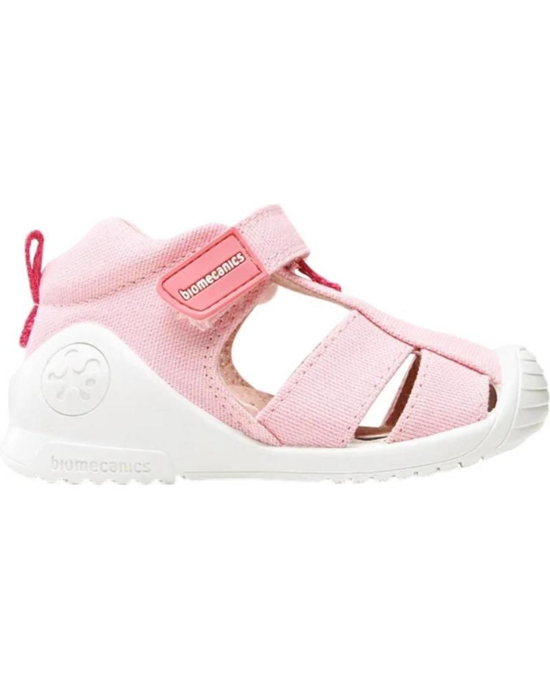 Sandalias de Niña BIOMECANICS S BASIC TIRAS LONA ROSA