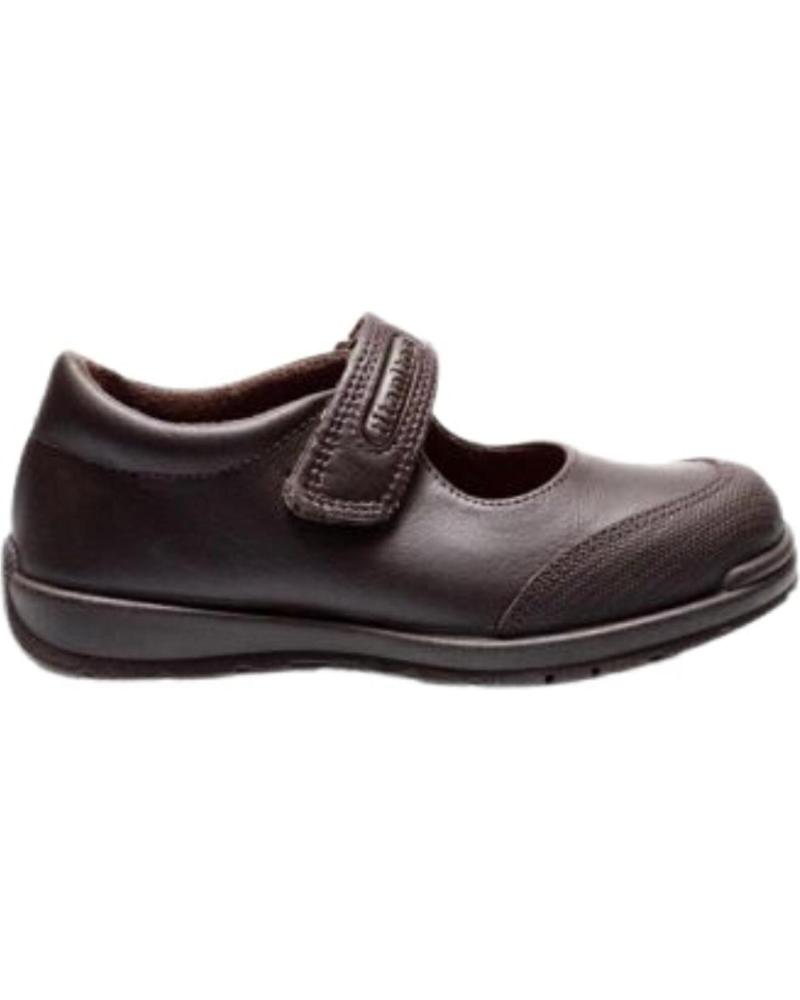 Mocasines de Niña TITANITOS M VELCRO MOKA MARRóN