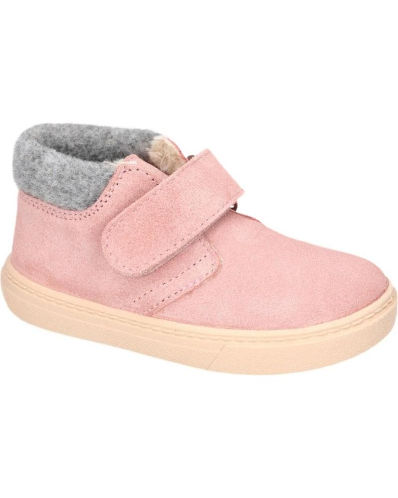 Botines de Niña IGOR BOTA TUI CUELLO GRIS ROSA