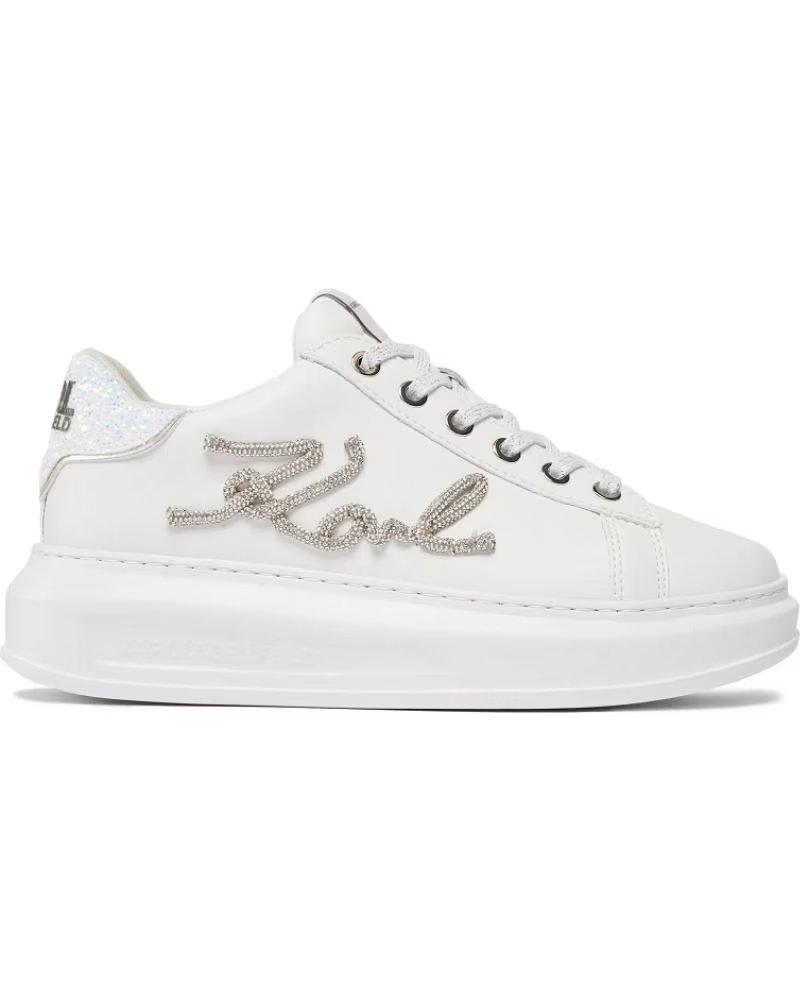 Karl Lagerfeld Kapri Signia Rhinestone Lo KL62510G Blanco