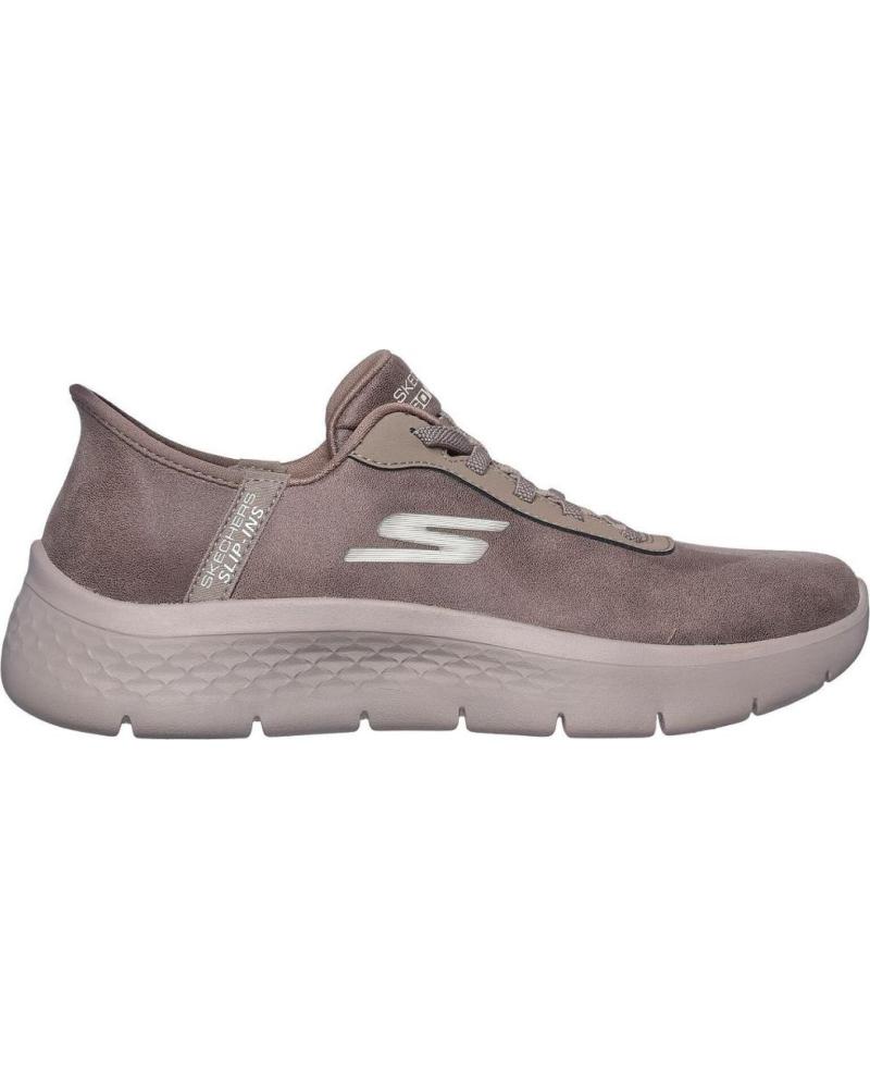 Deportivas de Mujer SKECHERS 124837 ZAPATILLAS CASUAL DE MUJER SLIP INS MARRON