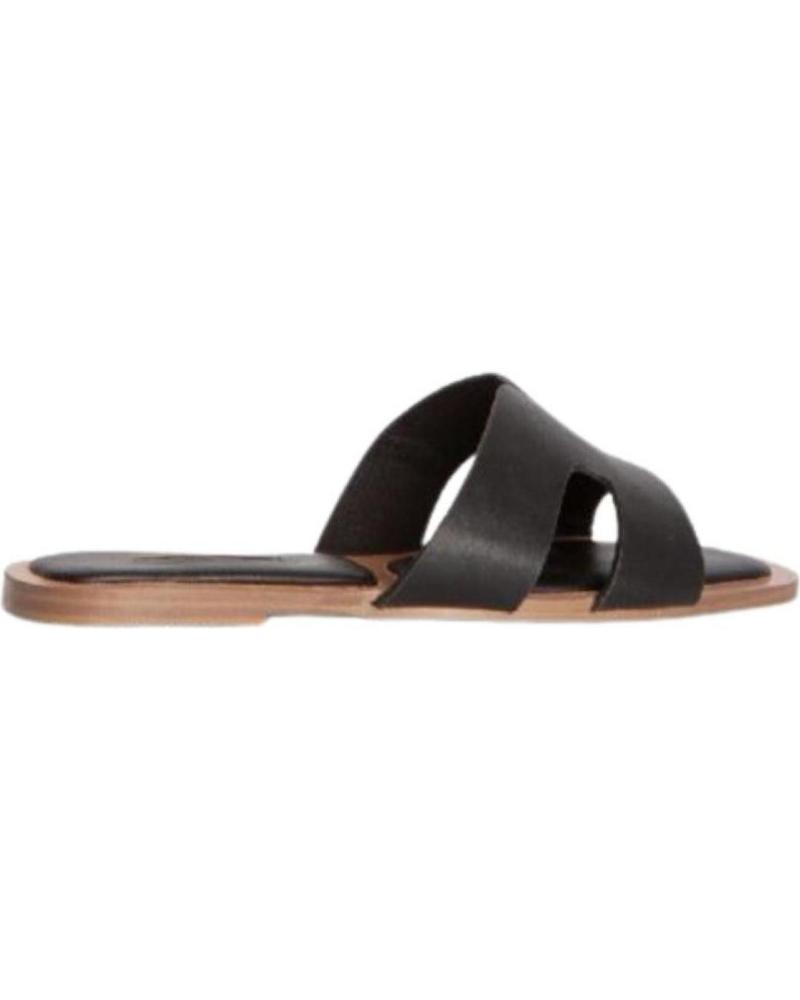 Sandalias de Mujer CORINA SANDALIA PLANA NEGRO