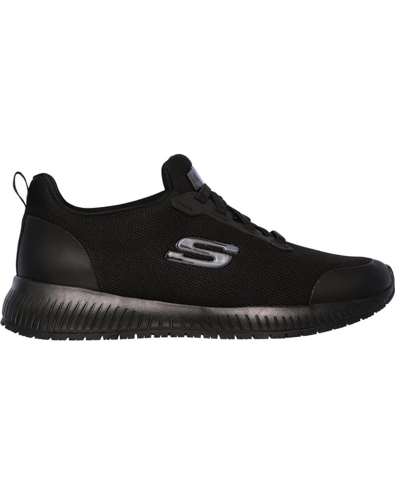SKECHERS WORK SQUAD SR UNISEX DEPORTIVAS CON SUELA ANTIDESLIZANTE NEGRO