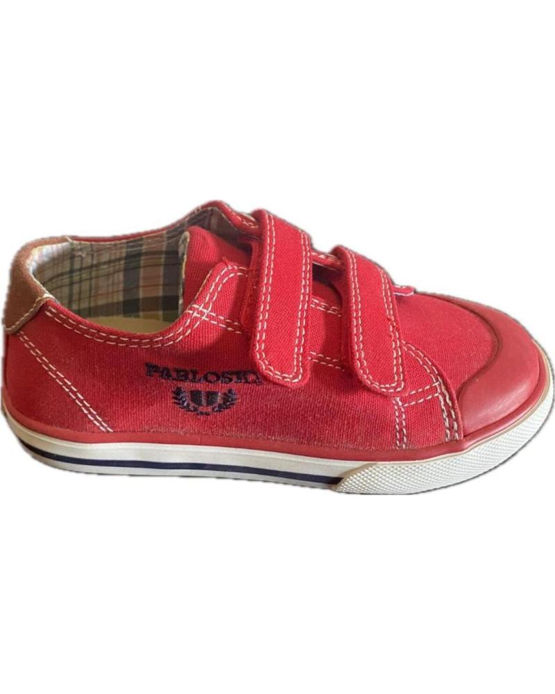Deportivas de Niño PABLOSKY ZAPATILLA LONA DE NINO 930460 ROJO