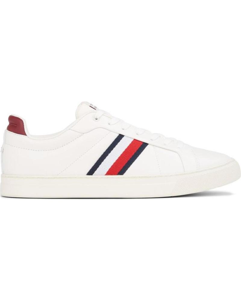 Deportivas de Hombre TOMMY HILFIGER ZAPATILLAS EN COLOR PARA HOMBRE BLANCO