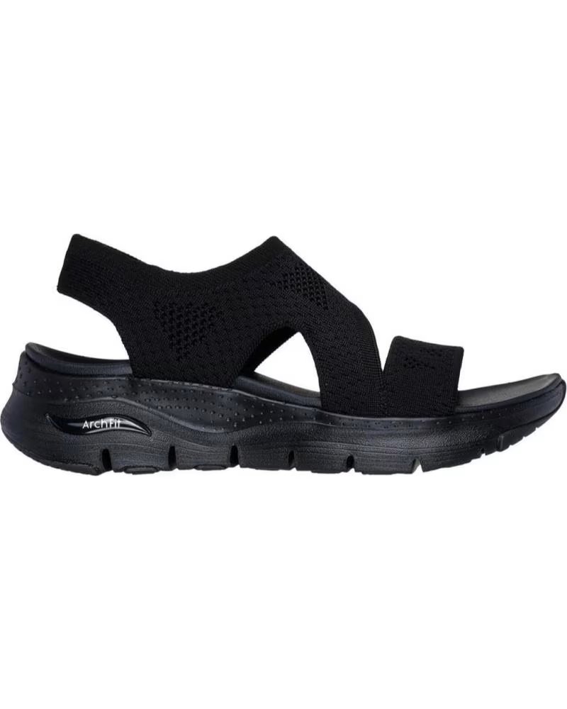 Sandalias Arch Fit Skechers Negro