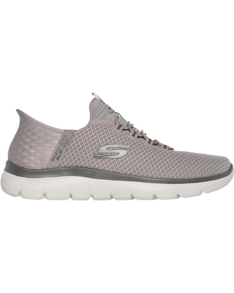 ZAPATILLAS DEPORTIVAS HOMBRE SKECHERS SUMMITS TAUPE BEIGE