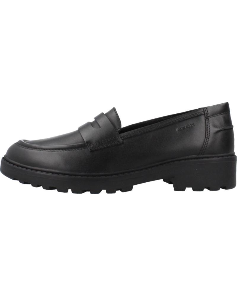 MOCASINES GEOX J CASEY J3620C NEGROS BLACK